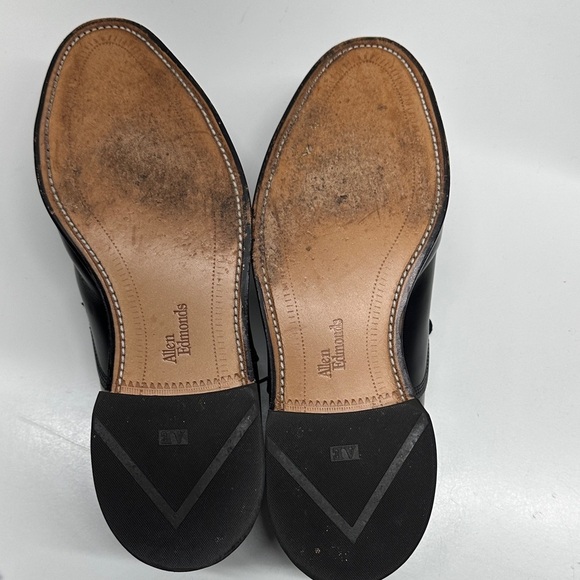 Allen Edmond Park Avenue Cap Toe Oxford Dress Shoe Leather Black Mens 8.5 EEE main image 5